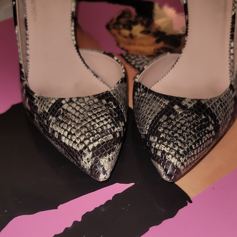 J. Crew Black and Gray Heels - Picture 10 of 10